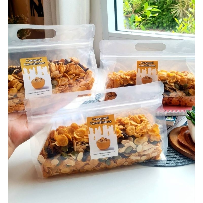 คอร์นเฟลคคาราเมล ขนมโฮมเมดสูตรพรีเมี่ยม