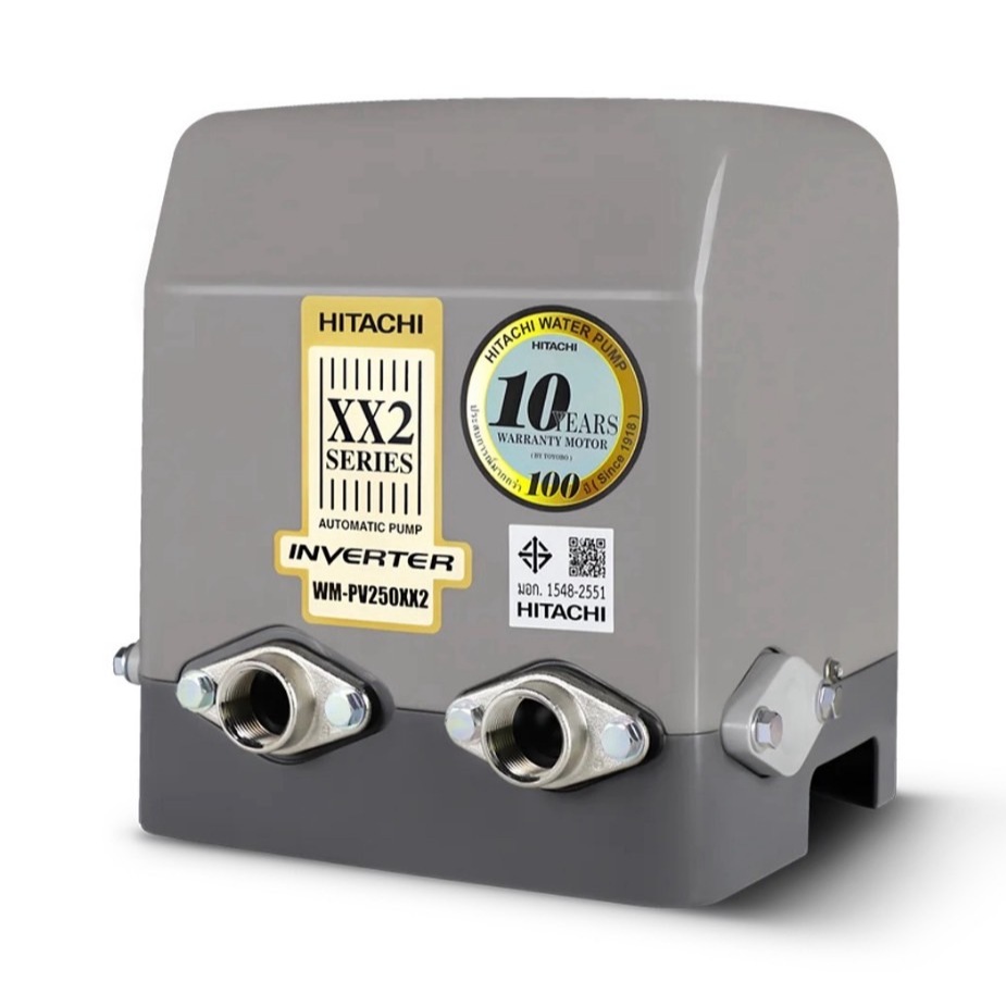 ปั๊มน้ำอัตโนมัติ HITACHI WM-PV250XX2 รุ่น WM-PV400XX2 รุ่น WM-PV750XX2  inverter  WM-P250XS WM-PV