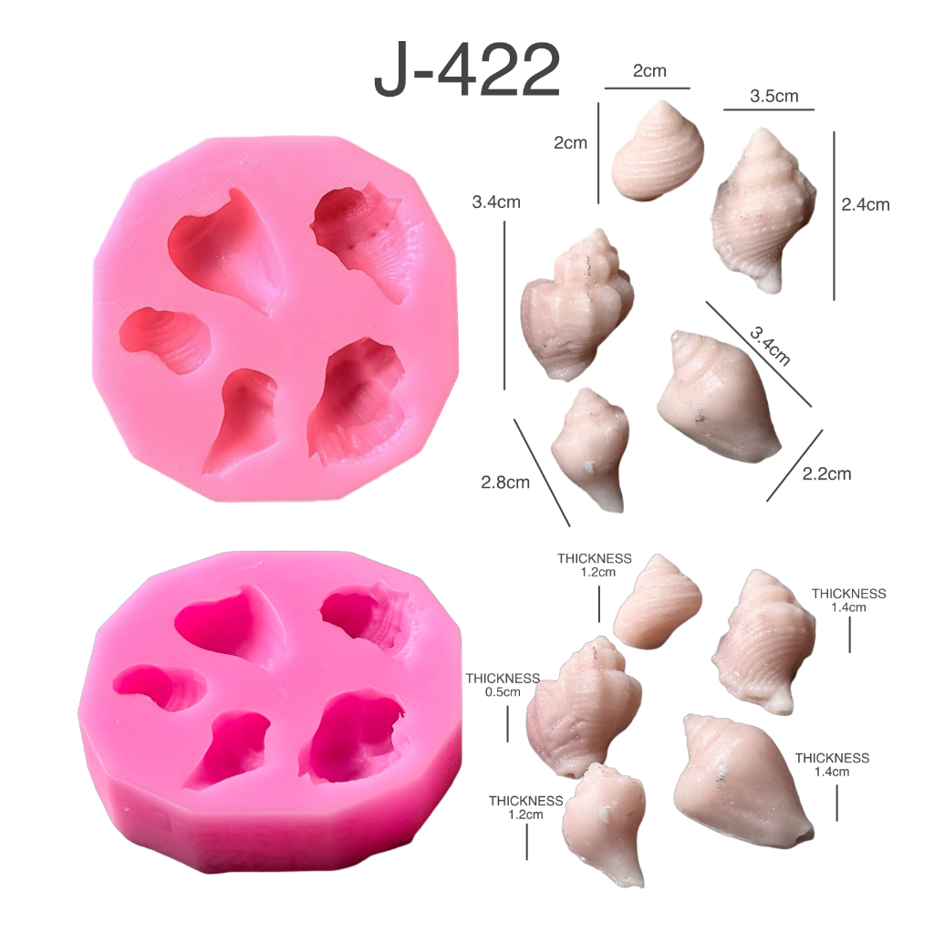 รวมแม่พิมพ์ เปลือกหอย J-422