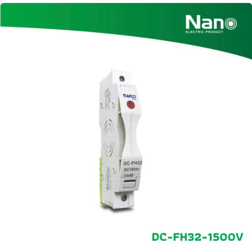 NANO DC FUSE HOLDER เฉพาะกล่องฟิวส์ ฐานฟิวส์ ไม่รวมลูกฟิวส์ 1P 1000V 32A ระบบ โซล่าเซลล์ Solar cell รุ่น DC-FH32-1000V ราคา ถูกที่สุด ดีลบีเคเค แกลเลอรีภาพที่ 6