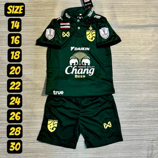 ชุดกีฬาชุดบอลเด็กคอปกสีสดใสเด็กหญิงชายใส่ได้