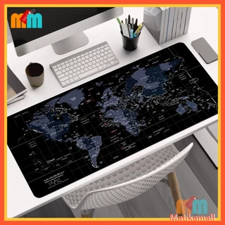 พร้อมส่ง แผ่นรองเมาส์ ขนาดใหญ่ ลายแผนที่โลก World Map Gaming Mouse Pad