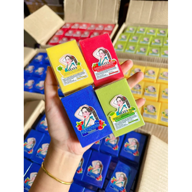 สบู่มาญาฟอกผิว สบู่เร่งผิว x10 MAYA SOAP