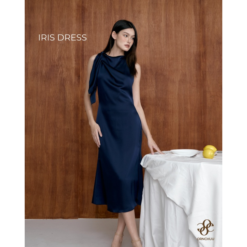 ORNCHUU - IRIS DRESS Midnight Blue