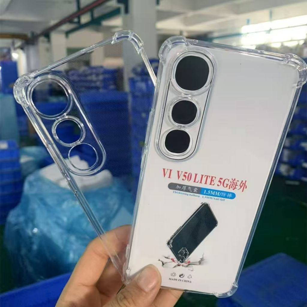 เคสใส กันกระแทก สำหรับ Vivo V50Lite เคสใสกันมุม แบบนิ่ม เคสโทรศัพท