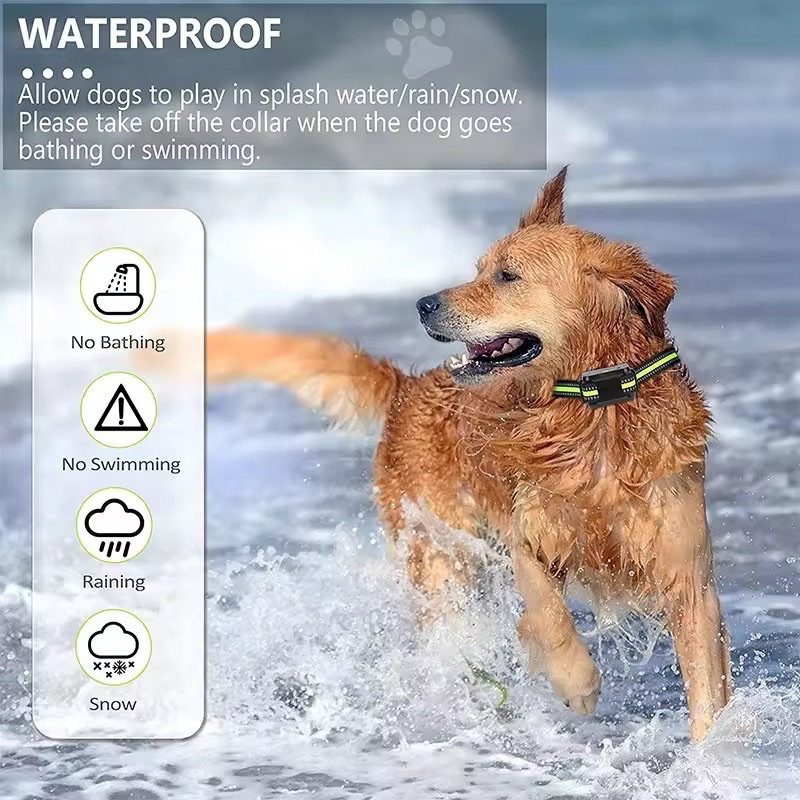 รูปโฉมใหม่ปลอกคอ สเปรย์กันเห่า แถมสเปร์ย ฟรี  Anti-bark spray collar ควบคุมการทำงานอัตโนมัติ หยุดการเห่า stop barking