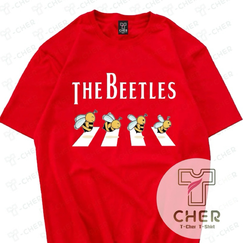 เสื้อยืดสกรีนลาย ผึ้งน้อย4ตัว มีหลายสีให้เลือก รูปที่ 7