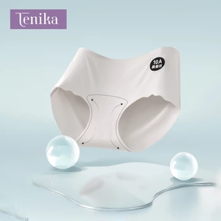 TENIKA กางเกงในผู้หญิง นไร้ขอบ กางเกงชั้นในสตรีเอวต่ำ Ice Silk soft-fit ไม่ม้วนงอ ระบายอากาศได้ดีเยี่ยม KNI-092