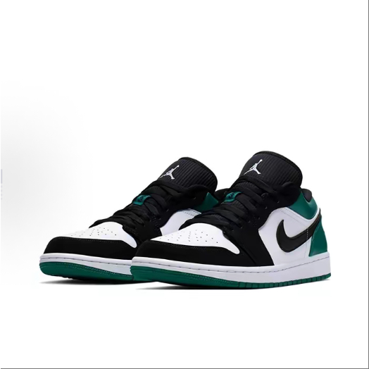 Air Jordan1 Black and green toes Sneakers รองเท้าผ้าใบ