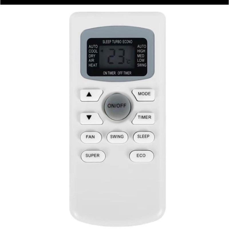 รีโมทแอร์ใช้สำหรับ Central Air รุ่นตามภาพใส่ถ่านใช้งานได้เลย