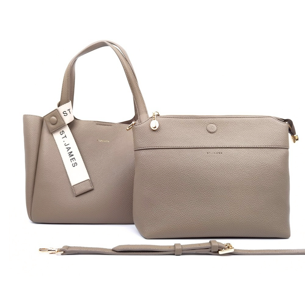 ST.JAMES กระเป๋าสะพายข้าง/กระเป๋าถือ หนัง PU รุ่น BUDAPEST (มี 4 สี) | กระเป๋าแฟชั่น ผู้หญิง