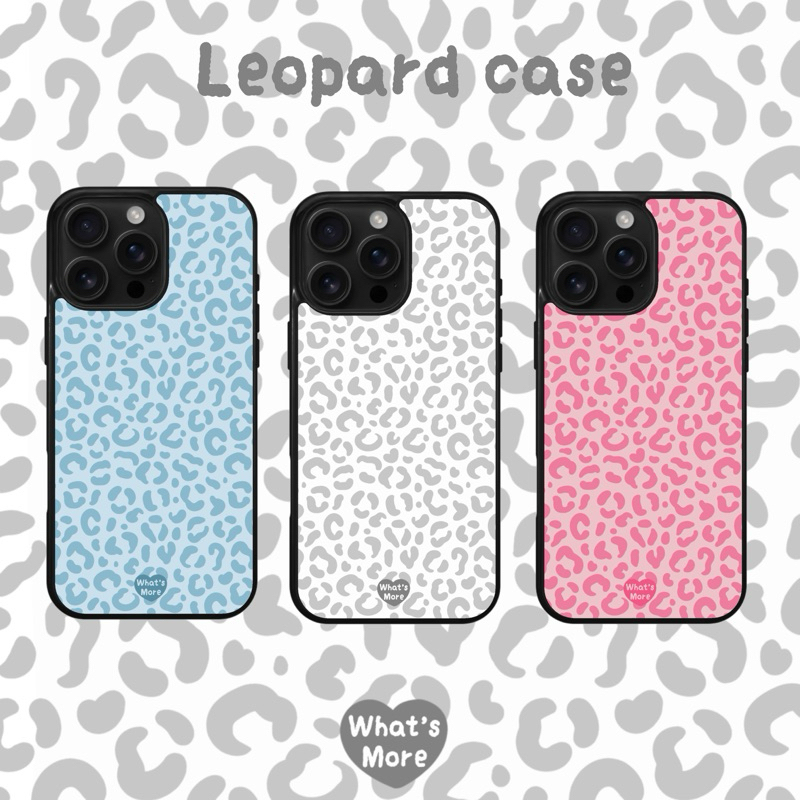 [พร้อมส่ง] (📱ระบุรุ่นในหมายเหตุ) 🛋️ leopard case🐯| what‘s more 👀⭐️
