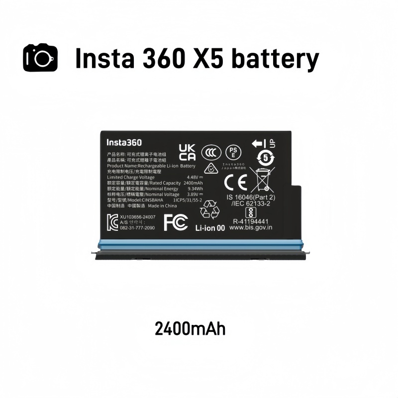【NewArrival】แบตเตอรี่ Insta360 X5 Battery ความจุ 2400mAh
