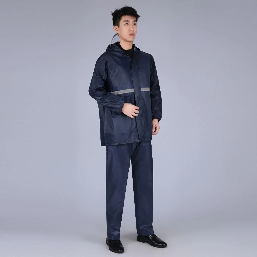 ชุดกันฝนผู้ใหญ่ เสื้อและกางเกง มีแถบสะท้อนแสง thumbnail 6