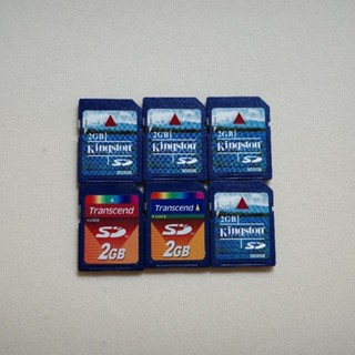 SD CARD 2GB และ 4GB สำหรับกล้องดิจิตอลยุคเก่า ของใหม่ ✅