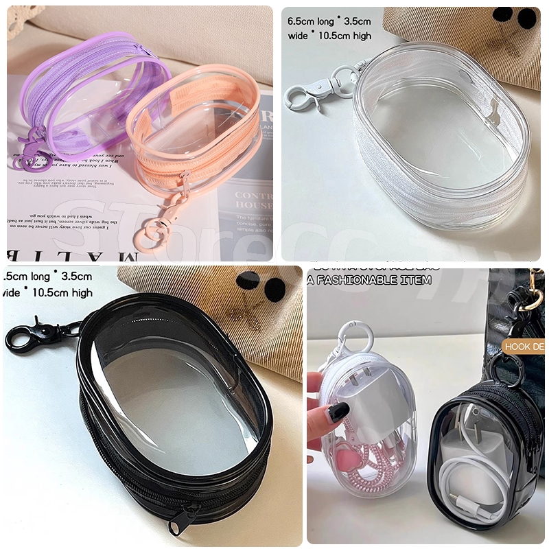 ที่เก็บหูฟัง/สายหูฟัง/ชุดสายชาร์ กระเป๋าเก็บหูฟัง/สายชาร์จUSB/แฟลชไดรฟ์ พกพาสะดวก กล่องเก็บเหรียญ