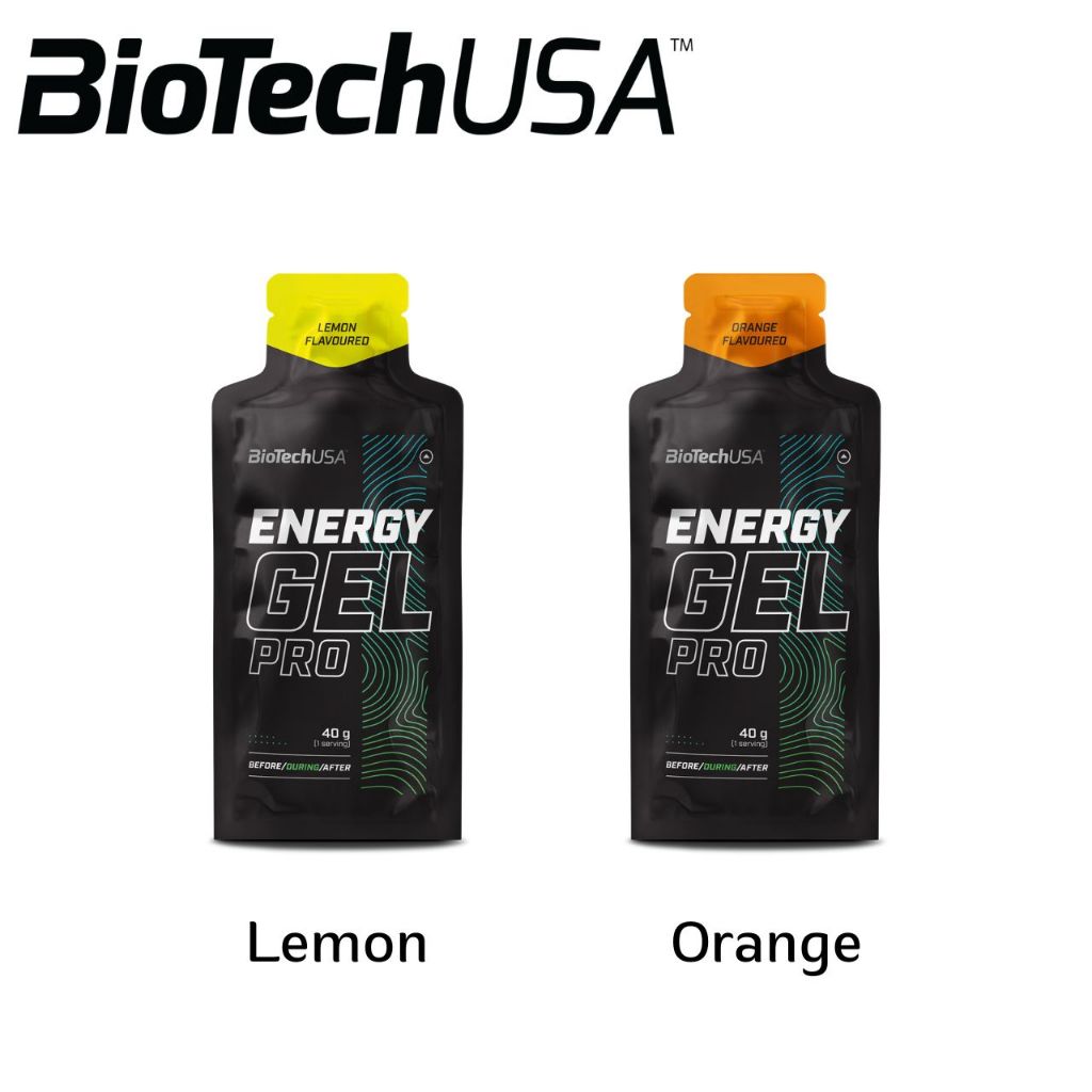 BioTechUSA Energy Gel Pro 40 g   (เจลให้พลังงาน รสเลม่อน สำหรับนักกีฬา ออกกำลังกาย) During workout
