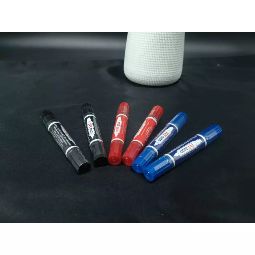 ปากกาเคมี TVT แบบ 2 หัว | สีคม กลิ่นไม่ฉุน | 1 ด้าม