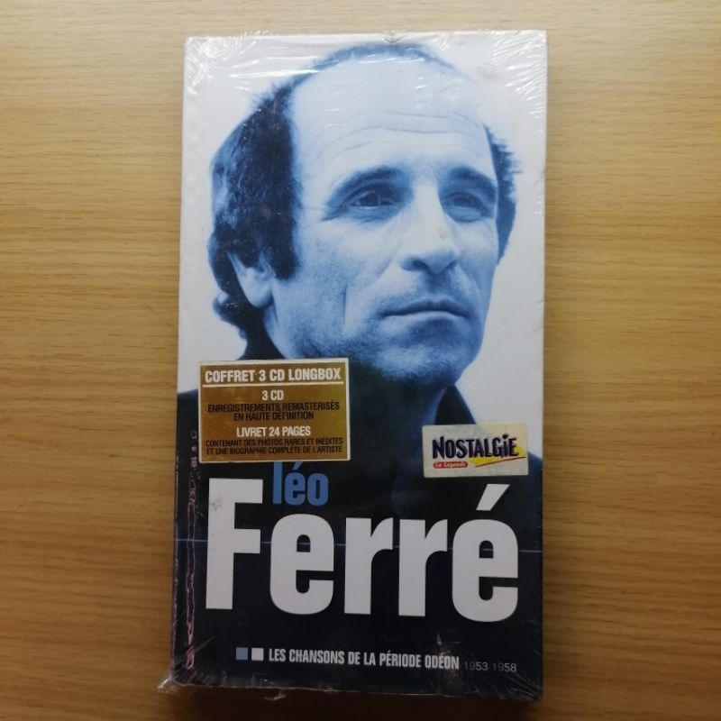 Box-set  Leo Ferre  Les Chansons De La Periode Odeon  "3 CD Longbox" (New)