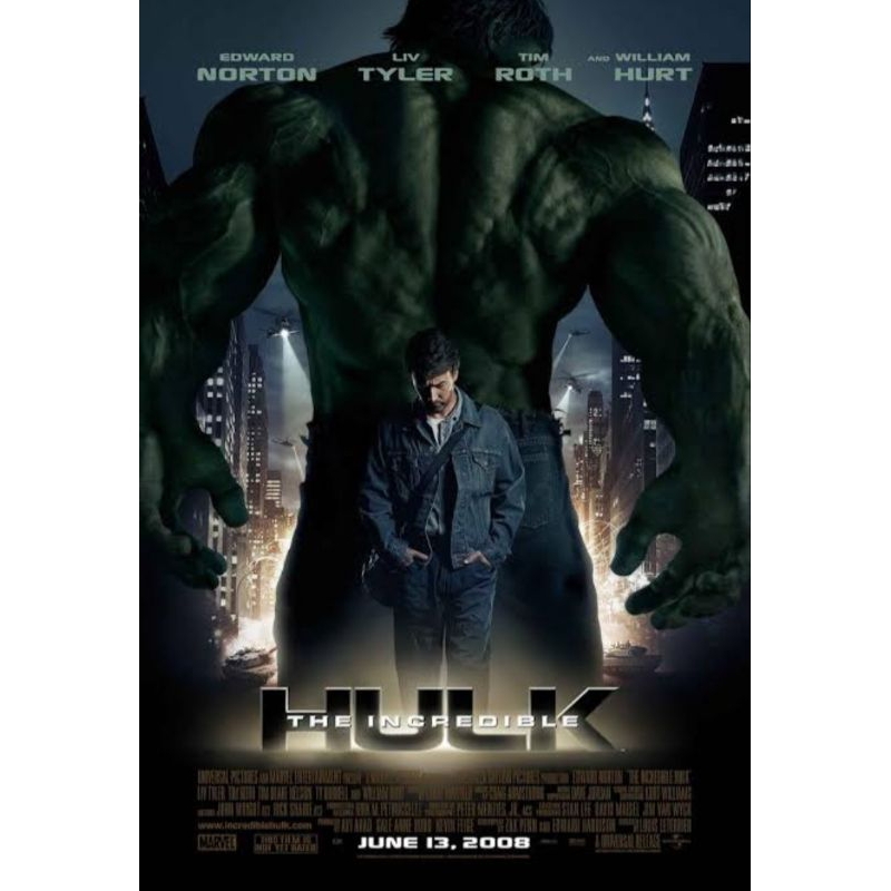 Blu-ray+DVD ปก+สกรีนแผ่น The Incredible Hulk 2008
