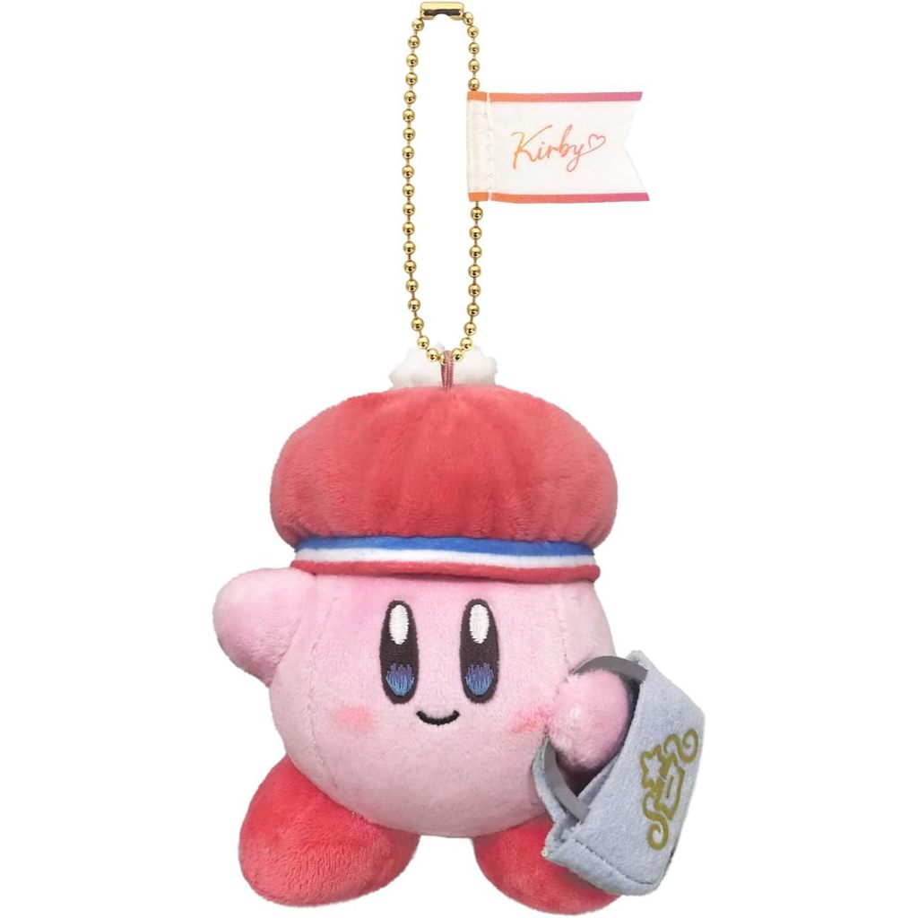 พวงตุ๊กตา Kirby Star Sunny Day Mascot, Exhilarating Shopping, W 3.9 x D 2.0 x H 4.3 inches (10 x 5 x