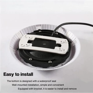ไฟสระว่ายน้ำ LED swimming pool light Underwater AC12V 25W RGB พร้อมรีโมตคอนโทรลฟรี กันน้ำความสว่างสูง IP68 ไฟใต้น้ำ
