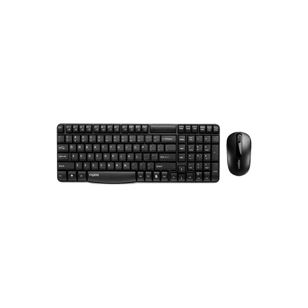 X1800S Wireless Keyboard & Mouse (คีย์บอร์ดและเมาส์) -Black