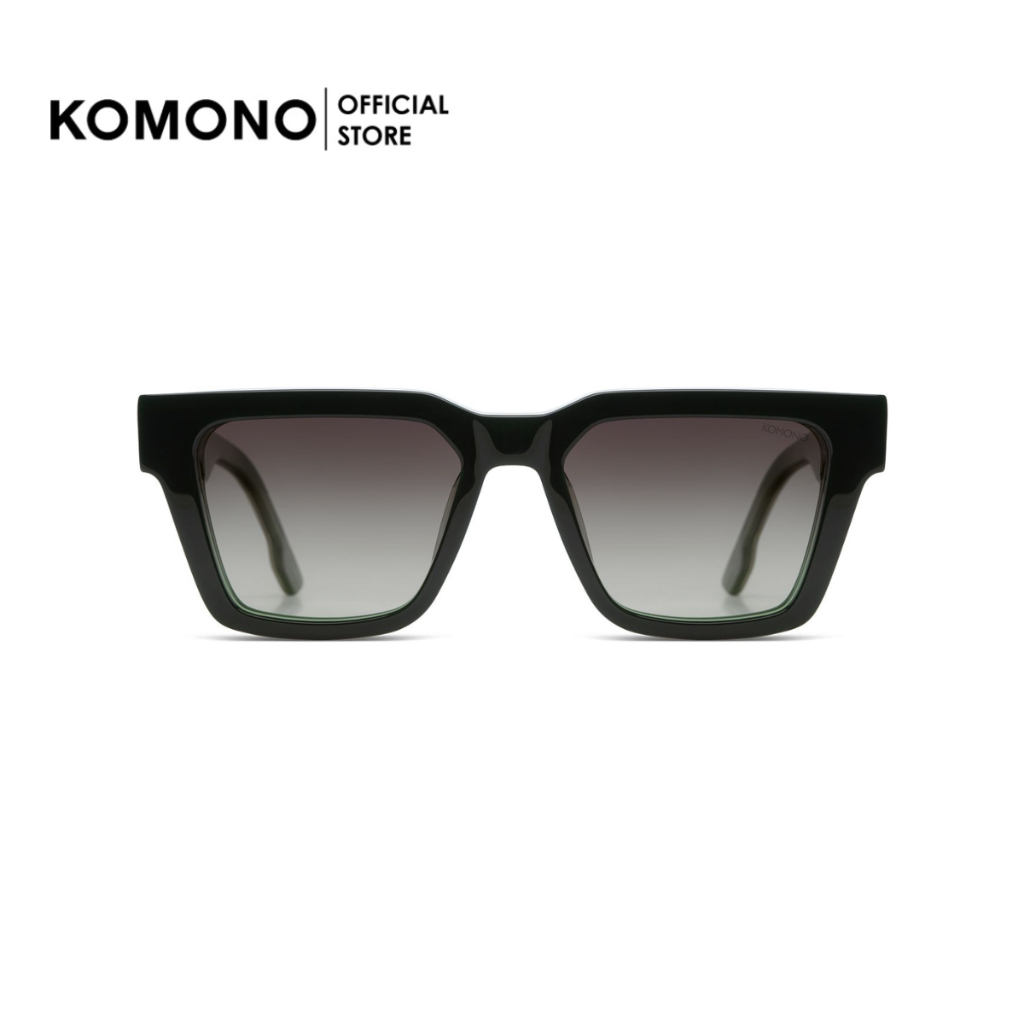 KOMONO Bob Forest Green  แว่นตากันแดดทรงเหลี่ยม  Unisex