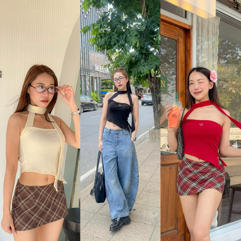 Twist Me Babe💘 เสื้อพันคอ