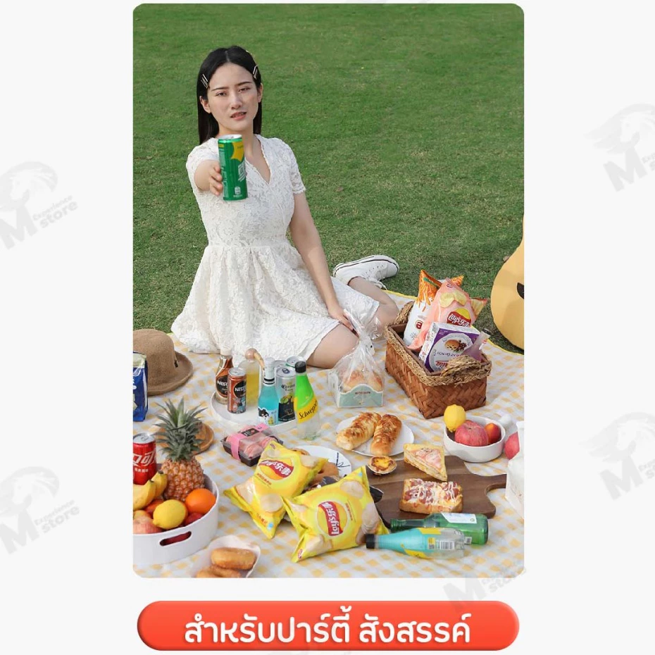 เสื่อปิคนิค OXFORD พับได้ลายสก๊อต thumbnail 9