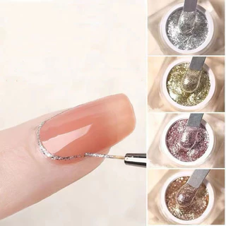 สีทาเล็บเจล กากเพชร UV LED สำหรับเพ้นท์เล็บ ตกแต่งวาดเส้น ปลายเล็บวิ้งสวยมาก ขนาด 5g.🌈พร้อมส่งในไทย🌈