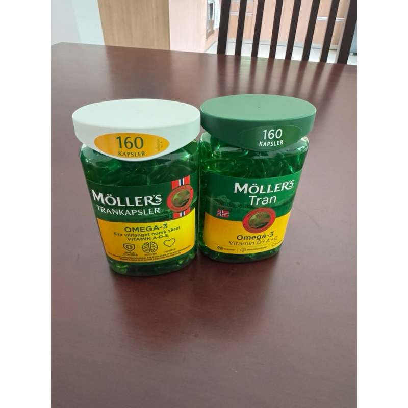 สินค้าพร้อมส่ง น้ำมันตับปลา Moller's Omega3 Cod Liver Oil จากปลาค็อด นอร์เวย์ Omega 3 (1ขวด มี 160 แ