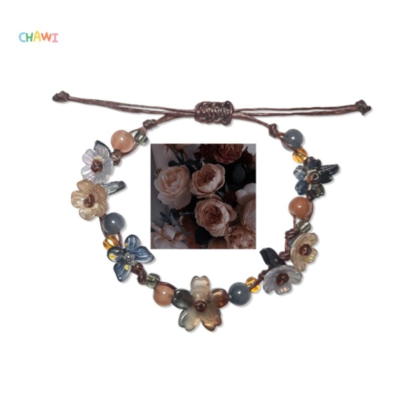 กำไลเชือกเทียนดอกไม้ - รูปที่ 6