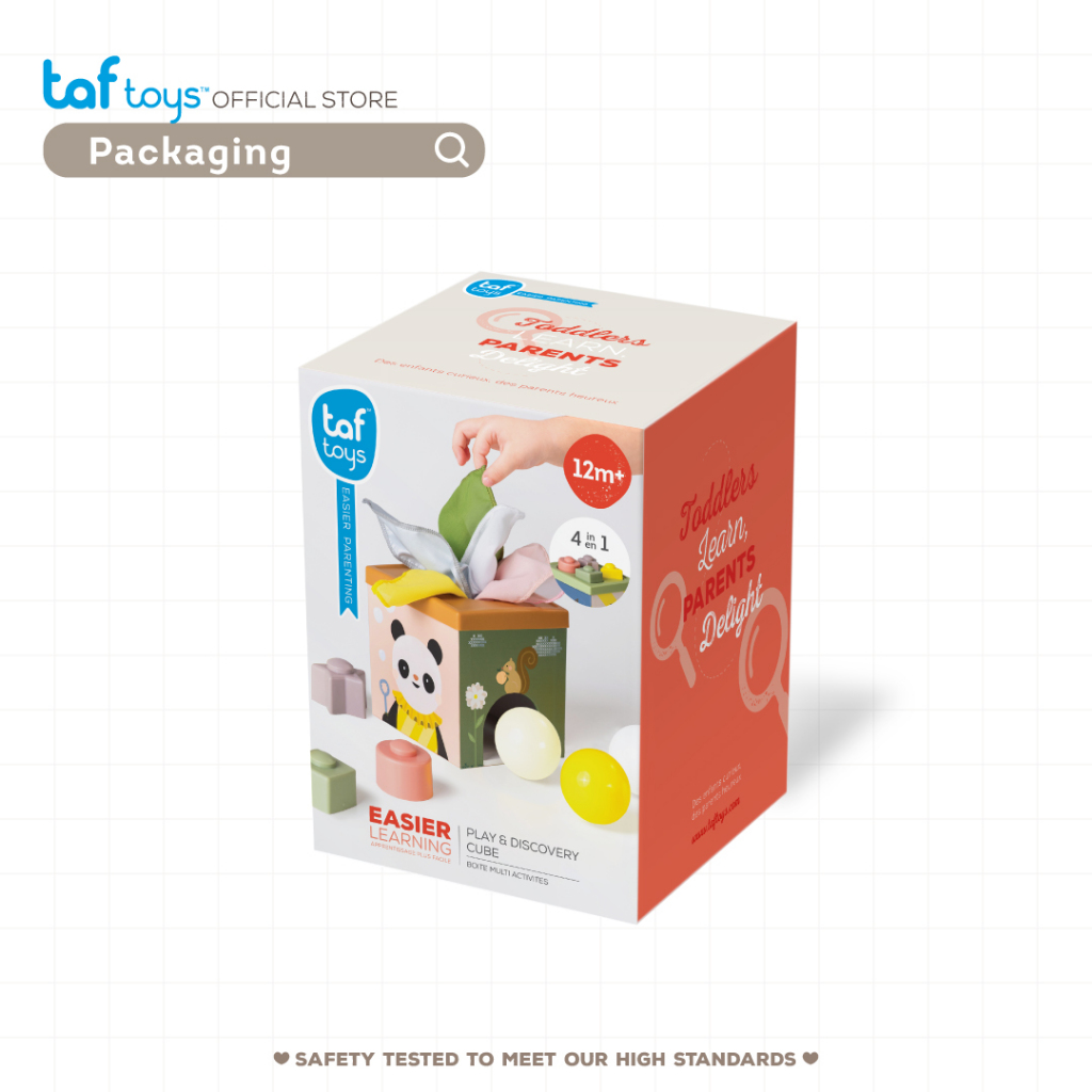 Taf Toys กล่องทิชชู่ หยอดบอล Play & Discover Cube ของเล่นเสริมพัฒนาการ 1 ขวบ ขึ้นไป - รูปที่ 6