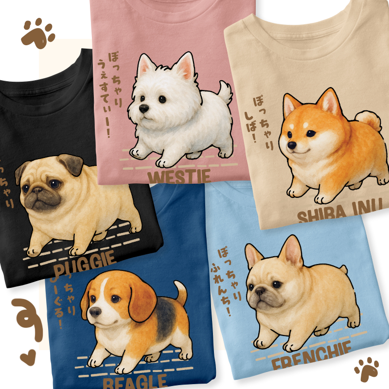 Waddle Pups Tee (แจ้งลายทางแชท)