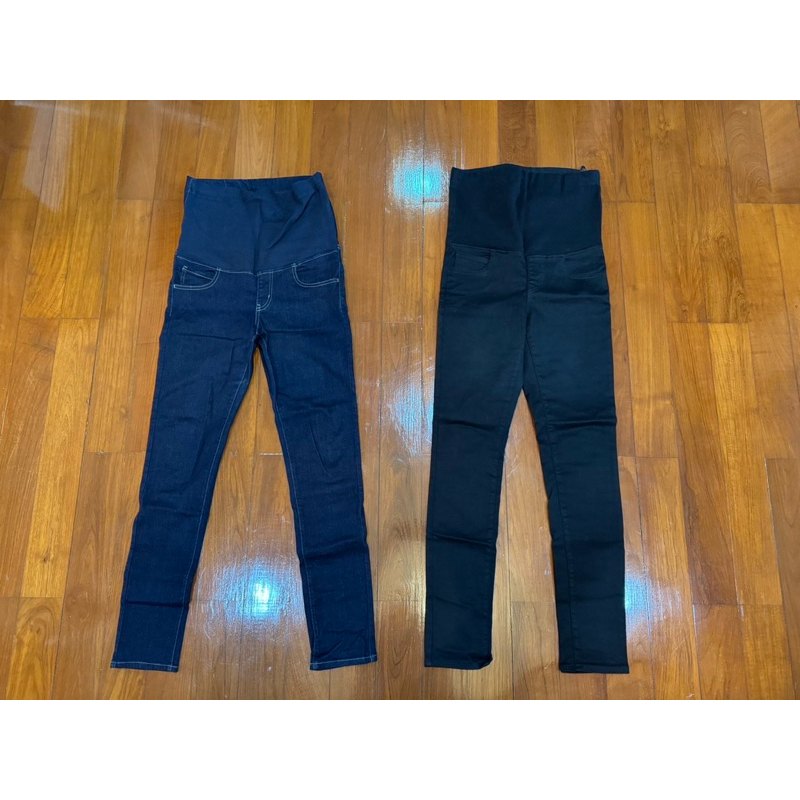 ใหม่ ตัดป้าย แค่ลอง กางเกงคนท้อง กางเกงตั้งครรภ์ Uniqlo size m