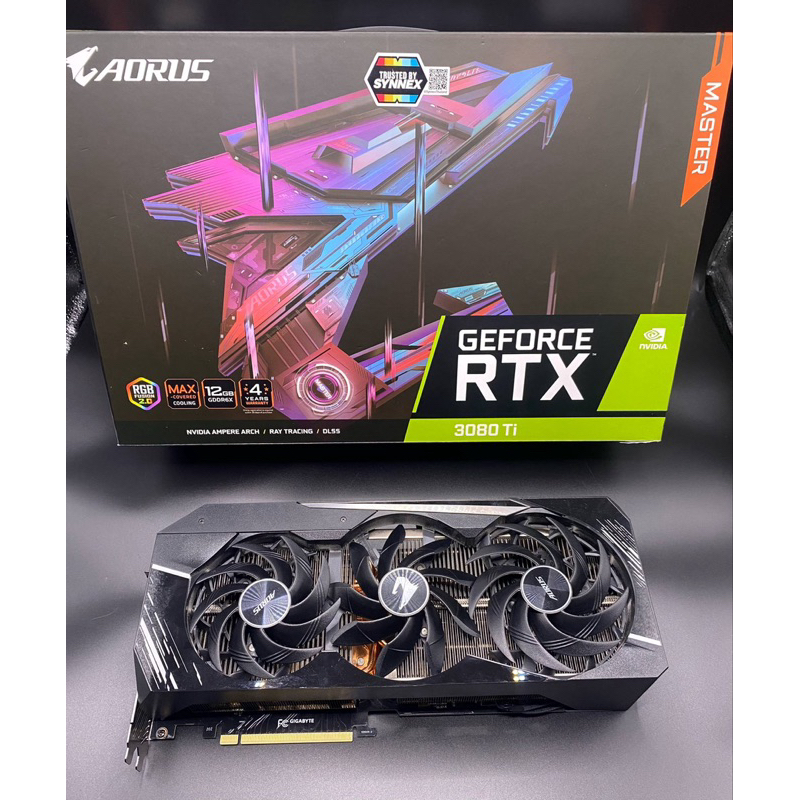 3080ti Aorus มือ2 กล่องครบ