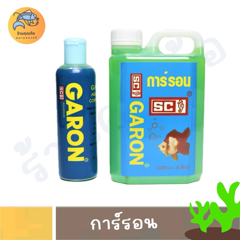 [1000cc คุ้มกว่า] การ์รอน SC GARON น้ำยากำจัดคลอรีน ปรับสภาพสมดุลน้ำ เหมาะสำหรับคนที่เลี้ยงด้วยน้ำประปา