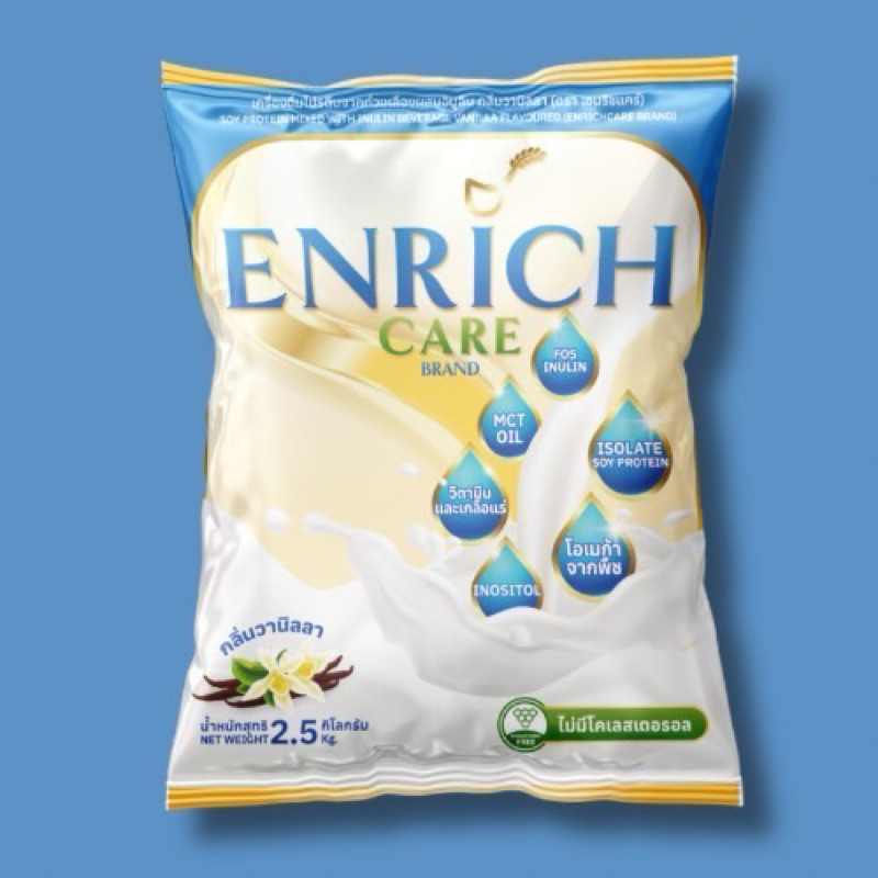 Enrich Care✨อาหารสูตรครบถ้วน 💙สูตรสีฟ้า (สูตรปกติ)