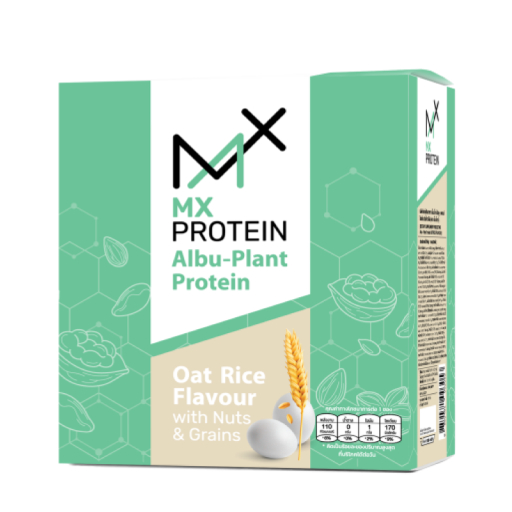 โปรตีนพืชผสมไข่ขาว By MX Protein