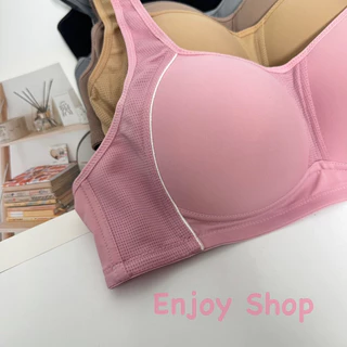 Anny W9602 เสื้อในทรงสปอร์ต คัพ C-D size 38-50" ไม่มีโครง 3 ตะขอ ฟองบาง เก็บเนื้อข้างดี