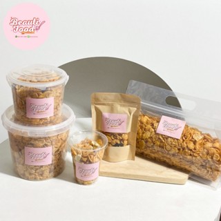 คอนเฟลคคาราเมล ใช้เนยแท้100% สูตรหวานน้อย มี2แบบ ( 100-250g.…