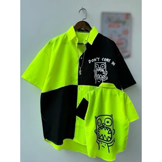 เสื้อเชิ้ตนีออนสะท้อนแสง