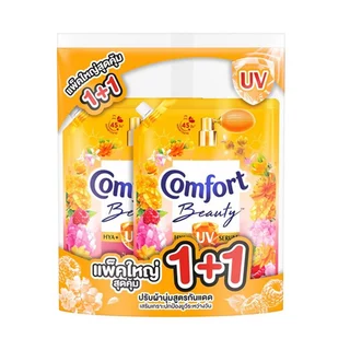 [ทั้งหมด 3 แพ็ค] คอมฟอร์ท น้ำยาปรับผ้านุ่ม ยูวี ขนาด 1000 มล. (แพ็ค 1+1) COMFORT FABRIC SOFTENER UV 1000 ML. (PACK 1+1)