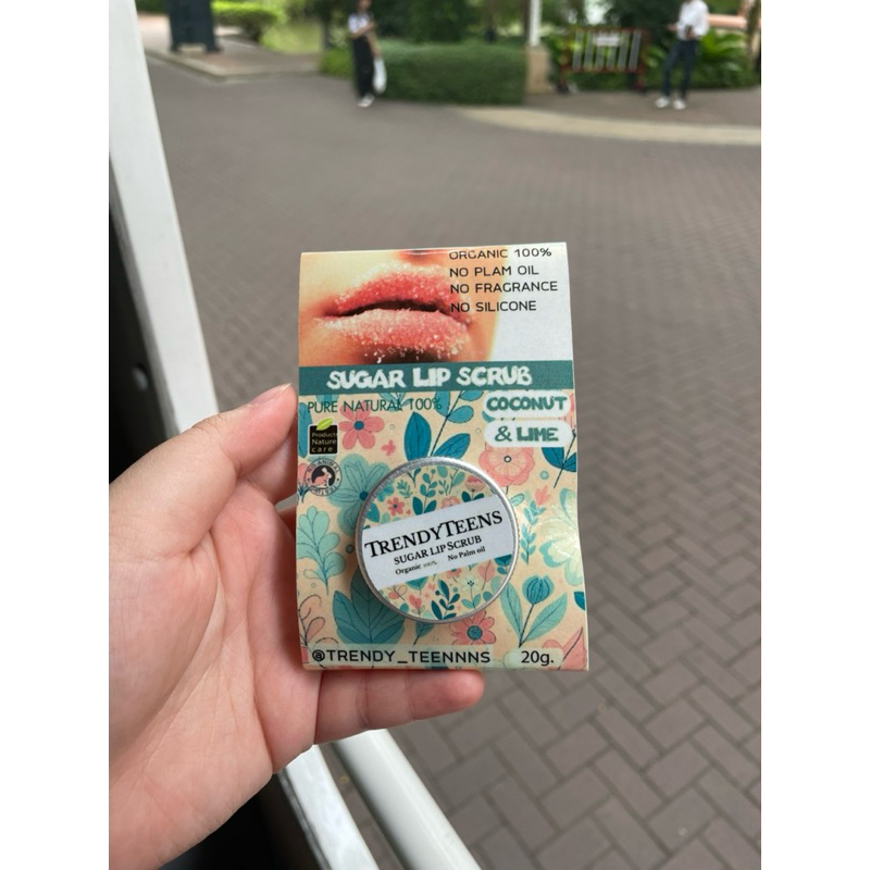 สครับปาก ออแกนิค lip scrub organic trendyteens