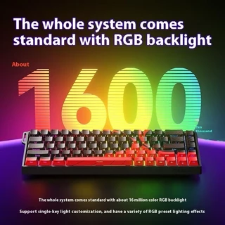 Aula Win 60/68HE 68Max Hero68HE 8KHz (ต่อสาย) คีย์บอร์ดสวิตช์แม่เหล็ก RGB (SOCD) รับประกัน 2ปี