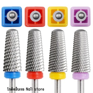 01หัวเจียรเล็บเเบบหัวกลม F, XXF หัวขัด 5-in-1 เครื่องมือขัดเ…