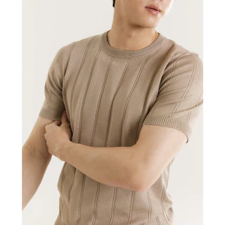 [8501] REEVE TRACK KNIT TEE - เสื้อคอกลม ผ้าknit เนื้อนุ่ม