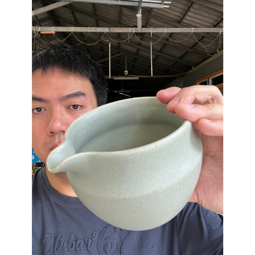 ถ้วยชงมัทฉะ ถ้วยชงชาเขียว หม้อชงชาเขียว ขนาด 4.5x3.9นิ้ว ขนาด 650ml หรือ 22oz สีเทา เซรามิคเนื้อโสตนแวร์ Stone