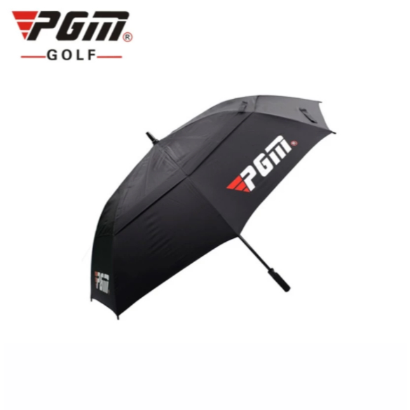 PGM ร่มกอล์ฟสองชั้น Umbrella 2 Layers UV Protection สีดำล้วน (YS001) ผ้าร่ม ก้านไฟเบอร์กลาสทนทาน